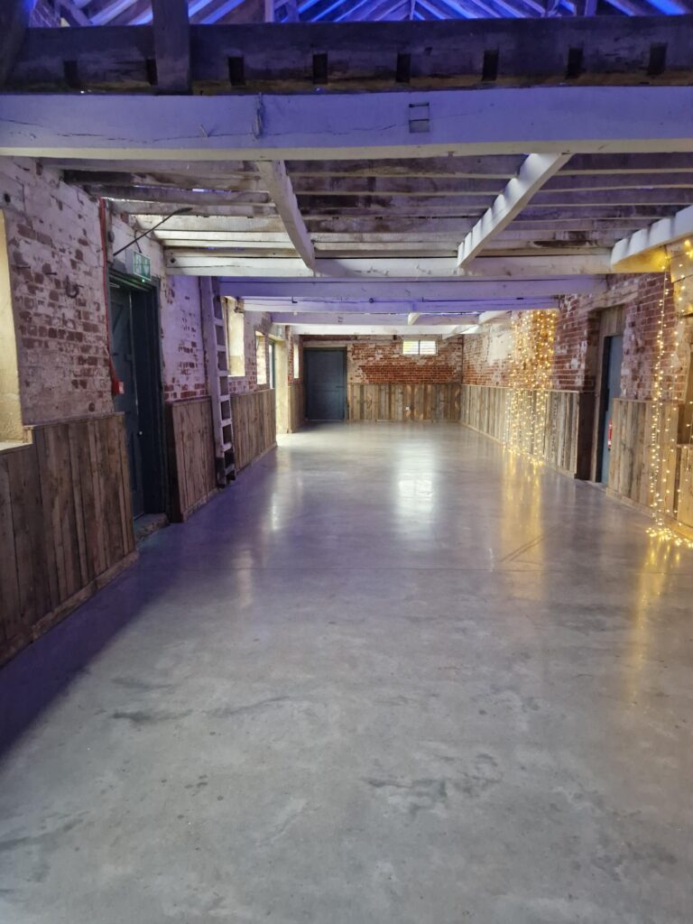 Henham Parks Barn - empty hallway